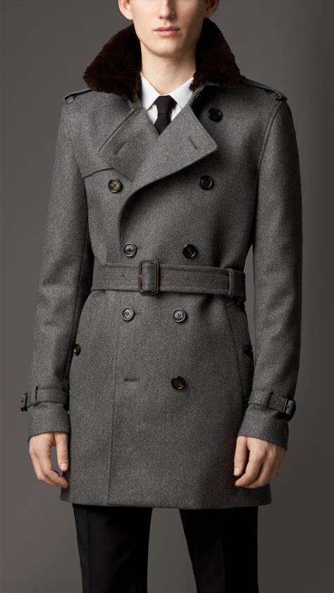 grey jacket burberry olive collar|Burberry trench coat.